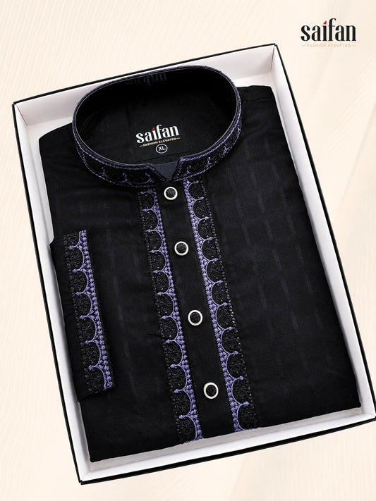 Premium Jacquard Cotton Panjabi