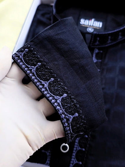 Premium Jacquard Cotton Panjabi
