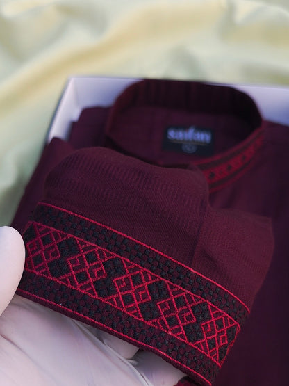 Premium Jacquard Cotton Panjabi