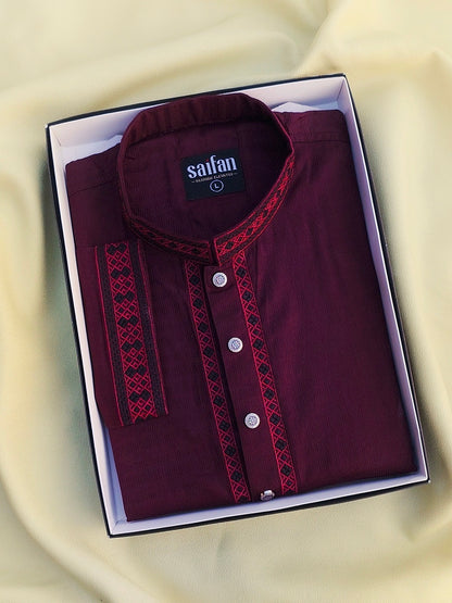 Premium Jacquard Cotton Panjabi