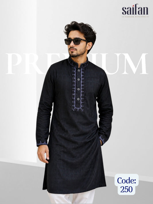 Premium Jacquard Cotton Panjabi [Code-250 & 251]
